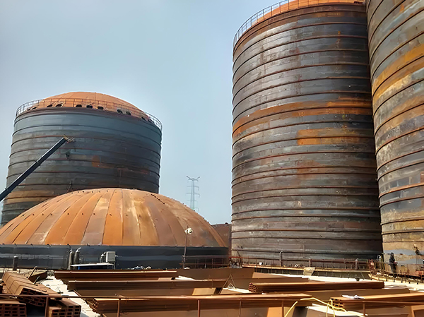 盘龙焦粉钢板仓